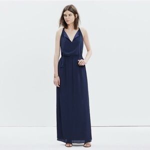 Madewell Navy Maxi Dress